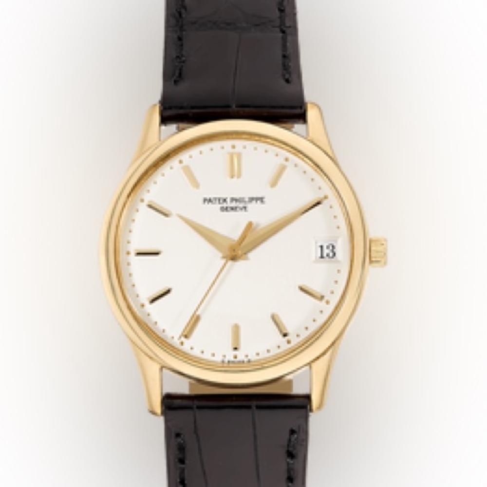 Patek Philippe Calatrava Men’s watch, 3998J, with 18Kt gold deployment clasp.